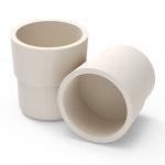 stonylab Rubber Stopper, 24# Natural Rubber Septum Stopper Fit for 24/40, 24/29 Outer Joint Lab Glassware, Sleeve Type, Pack of 10