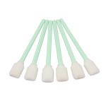 LOVEDAY 100pc 5.1" Square Rectangle Foam Cleaning Swab Sticks for Solvent Format Inkjet Printer Roland Optical Equipment