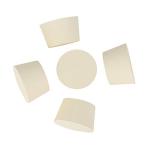 StonyLab Solid Rubber Stoppers, 5-Pack 11# White Tapered Lab Seal Rubber Stoppers