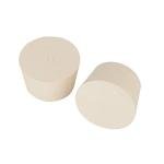 StonyLab Solid Rubber Stoppers, 5-Pack 11# White Tapered Lab Seal Rubber Stoppers