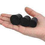 Enjoyist 34 Pack Solid Rubber Stoppers, 13 Assorted Sizes, 000# - 10# Black Tapered Lab Bungs