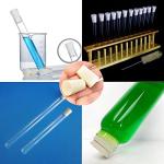 4PCS 6# Rubber Stopper White Tapered Lab Seal Solid Rubber Plug