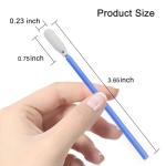 Wellgler's 3.65" Cleaning Swabs,Multi-Purpose Cleanroom Foam Tip Cleaning Swabs for Camera, Optical Lens, Arts and Crafts, Painting, Gun, Automotive Detailing .200PCS(Blue)