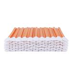 AAwipes 4.92" Lint Free Swabs (100 pcs, Large Flat Sqaure Head 13.5 mm/0.53", Orange, Polyester) Cleanroom Polyester Swabs Multi-Purpose Swab Sticks Microfiber Cleaning Swabs (A5125A)