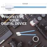 Foam Printer Cleaning Swabs Sticks - BIHYM Square Lint-Free Foam Tip Swab for Camera, Inkjet Printer, Painting, Optics Lens Equipment (100PCS)