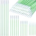 HINZIC 140PCS Foam Cleaning Swabs 4 Types Microfiber Knitted Polyester Cleanroom Swab Sticks Head Lab Swab for Electronics, Printer, Gun, Camera, Optics Lens, Watch, Arts and Crafts, Car Detailing