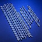 20 Glass Stirring Rods Stir Stick with Both Round Ends 12 Inch Long 7 mm Diameter and 6 Inch Long 5 mm Diameter, 10 for Each Size for Lab Kitchen Science Education and Stir Hot Cold Beverage Cocktails