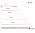 12PCS Glass Stirring Rod Stir Stick with Both Ends Round - 15.8" 13.8" 12" 10" 8" 6" Long - 2 Piece for Every Style -12pcs/pk (12)