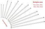 12PCS Glass Stirring Rod Stir Stick with Both Ends Round - 15.8" 13.8" 12" 10" 8" 6" Long - 2 Piece for Every Style -12pcs/pk (12)