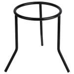 stonylab Lab Metal Tripod Stand, Durable Reusable Bunsen Burner Tripod Lamp Support Stand for Laboratory Use, Black