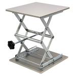 HFS(R) 12x12" Stainless Steel Lab Jack Lift Table Scissor Stand Platform Max. Height 18" Load 25kg/55lbs