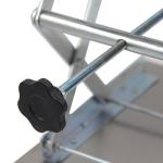 HFS(R) 12x12" Stainless Steel Lab Jack Lift Table Scissor Stand Platform Max. Height 18" Load 25kg/55lbs