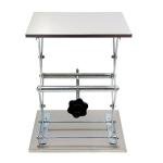 HFS(R) 12x12" Stainless Steel Lab Jack Lift Table Scissor Stand Platform Max. Height 18" Load 25kg/55lbs