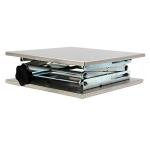 HFS(R) 12x12" Stainless Steel Lab Jack Lift Table Scissor Stand Platform Max. Height 18" Load 25kg/55lbs