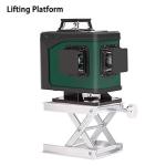 CALIDAKA Lab Scissors Jack, Stainless Steel Laboratory Support Jack Platform Lab Lift Stand Table, Lifting Platform Aluminum Alloy Measure Tool for Science Experiment Lab Stand