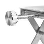 CALIDAKA Lab Scissors Jack, Stainless Steel Laboratory Support Jack Platform Lab Lift Stand Table, Lifting Platform Aluminum Alloy Measure Tool for Science Experiment Lab Stand