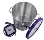 BVV Vacuum Chamber for Resin Infusion & Wood Stabilization (15 Gallon) - High Strength & Durable Aluminum Vacuum Degassing Chamber Kit with Vacuum Pad, Gauge, HVAC Hose & Air Filter