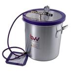 BVV Vacuum Chamber (10 Gallon) - High Strength & Durable Aluminum Vacuum Degassing Chamber Kit with Vacuum Pad, Gauge, HVAC Hose & Air Filter