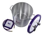 BVV Vacuum Chamber (10 Gallon) - High Strength & Durable Aluminum Vacuum Degassing Chamber Kit with Vacuum Pad, Gauge, HVAC Hose & Air Filter