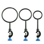 JCBIZ Lab Stand Support Retort Ring Set 60mm 80mm 100mm, Lab Metalware Equipment