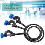 HHNIULI 2 Set Lab Stand Support Retort Ring Set 6PCS Laboratory Clamp Ring 60mm 80mm 100mm for Laboratory Classroom