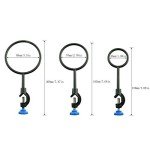 JCBIZ Lab Stand Support Retort Ring Set 60mm 80mm 100mm, Lab Metalware Equipment