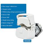 24V stepper motor high flow peristaltic pump Kamoer KK300 quick tube change liquid dosing pump PWM speed control 1~485ml/min，600 rpm，6 tube types supported