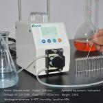 Peristaltic Pump Stepper with Digital Control 110V-220V Variable Speed Small Intelligent Liquid dosing Pump for lab and Filling Kamoer LLS Plus 3 rotors 1-352ml/min Silicone Tube 4.0mm x 7.2mm