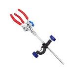 3-Prong Laboratory Clamps with Stand Holder (2)