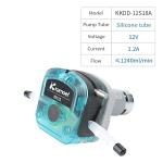 Small peristaltic Pump 12V dc Motor 1240ml/min Kamoer high Flow Liquid dosing Pump for Viscous and Non-Viscous Liquid Transfer