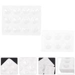 POPETPOP 4pcs Tray 12 spot Plate Board Ceramics Borehole Plate Scientific Color White Suite Culture Plate microplate Products Plate Painting Silas Tool Ceramics