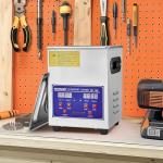 Roomark Jewelry Cleaner Ultrasonic Machine, Household Ultrasonic Parts Cleaner, 2L Ring Cleaner Ultrasonic with Digital Display, Timer and Heater