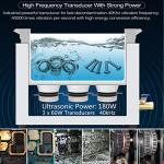 Kaimashi Ultrasonic Cleaner 6.5L with Digital Timer and Heater for Carburetor Parts Cleaning