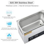 Kaimashi Ultrasonic Cleaner 6.5L with Digital Timer and Heater for Carburetor Parts Cleaning