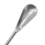 EISCO 6PK Lab Spatula Spoon, 9" - Stainless Steel, Polished - One 0.35" Flat End, One 0.75" Scoop End - Scoopula