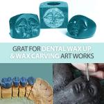 SURGICAL ONLINE Metal Spatula 5 pcs Set Kit Tools - Stainless Steel Double-Sided Tools, High Mirror Finish, Built-in Finger Grips.