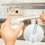 Zonon 12 Pcs 6 Inch Lab Spatula Stainless Steel Lab Scoop Spatula with Rounded Pointed Ends Laboratory Curved Metal Bead Scoop for Scooping Transferring Mixing Powders Pastes Classrooms Home Tool