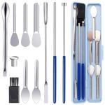 11Pcs Capsule Filling Machine Kit for Pill Filler All Sizes # 000 00 0 1 2 3 4 5- Micro lab Spoons Spatula Tool for Gel Capsules Empty Quickly Fill Tray with Herb Powder Tamper Tools
