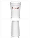QWORK 24/40 Glass Reflux Condenser for Labs