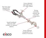 EISCO 3-Finger Lab Clamp with Bosshead Holder
