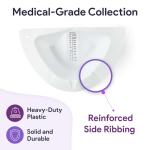 Urine Hats for Toilet - Reinforced Ribbing Stool Sample Collection Kit - Standard Fit Urine Collection Hat for Toilet - Specimen Collector Urine with Durable Materials - 10 Pack