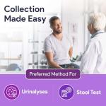 Urine Hats for Toilet - Reinforced Ribbing Stool Sample Collection Kit - Standard Fit Urine Collection Hat for Toilet - Specimen Collector Urine with Durable Materials - 10 Pack