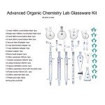 Advanced Chemistry Glassware Kit - 29 Pieces