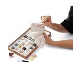 Geosciences Industries-92373 Mineral Identification Kit, Rock Samples for Studying Geology and Earth Science (Set of 20)