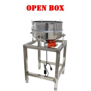 OPEN BOX-Electric Flour Vibrating Screen Shaker with 100 Mesh Screen 110V 50W