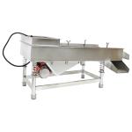 USED-0.5mm Screen Stainless Linear Vibrating Screen Round Hole 110V Single Layer
