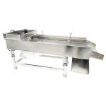 USED-0.5mm Screen Stainless Linear Vibrating Screen Round Hole 110V Single Layer