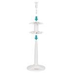 stonylab Pipette Stand, Lab Universal Pipette Holder Pipet Stand Rack for General Pipette Models