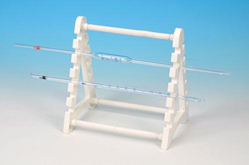 EISCO Polypropylene Pipette Rack - Holds 12 Pipettes Horizontally