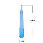 Eowpower 500 Pieces Clear Blue 1000 ul 1 ml Laboratory Lab Plastic Liquid Pipette Pipettor Tips
